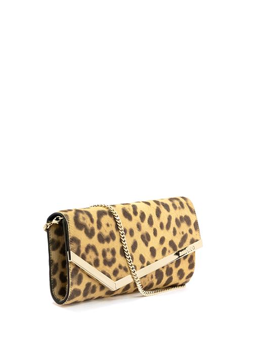 Emmie Clutch  JIMMY CHOO | EMMIE LOPNATURAL/LIGHT GOLD